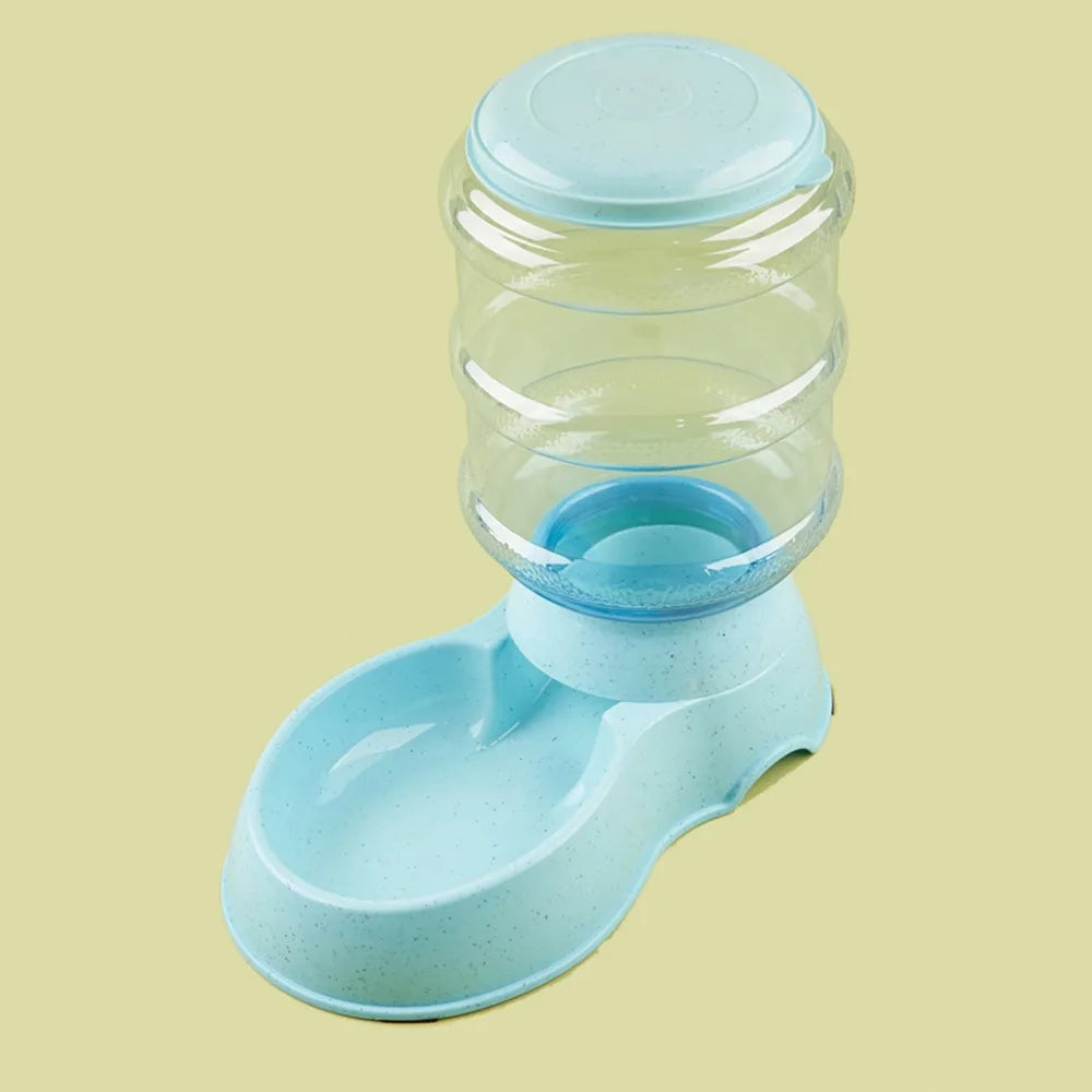 Comedero para perros y gatos, 1 galón (3,8 litros), dispensador automático de agua para mascotas, cuenco para perros de gran capacidad, apto para uso alimentario.